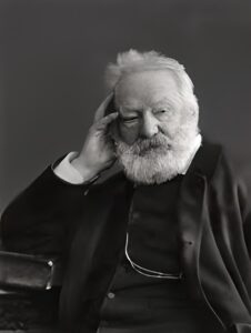 Portrait de Victor Hugo, le célèbre poète et romancier.