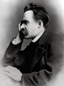 Portrait de Friedrich Nietzsche, le célèbre philosophe et écrivain.