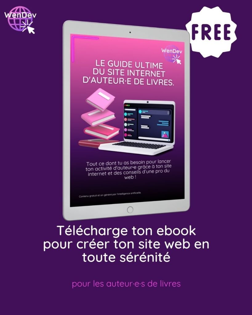Tu souhaites créer ton site internet par toi-même ? J’ai ce qu’il te faut ! 💜